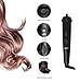Curling Wand, Accellorize 6 in 1 Curling Iron Hair Curler Set with 6 Interchangeable Barrels and Heat Resistant Glove