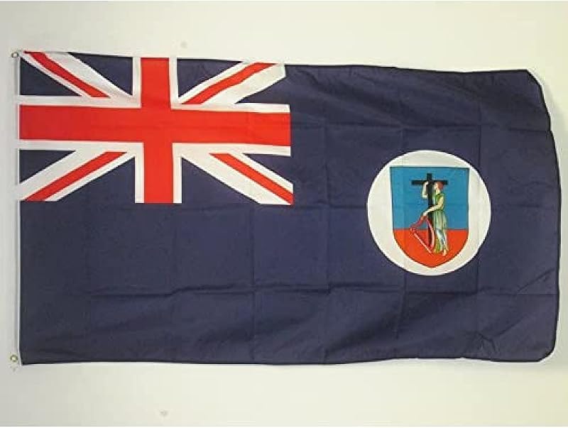 AZ FLAG Montserrat Flag 3x5 ft 100D Polyester Two Metal Grommets