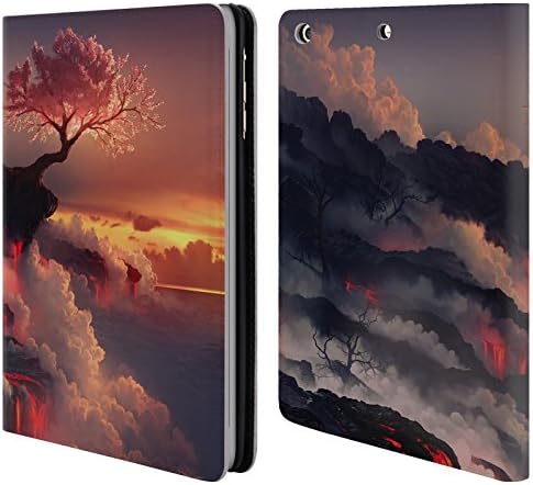 Official Daniel Conway Scorched Earth Cherry Blossoms Leather Book Wallet Case Cover For Apple iPad mini 1 / 2 / 3