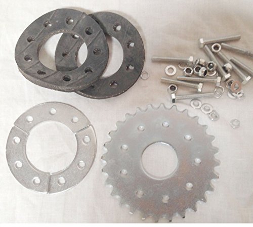 80cc Motor bicycle GAS ENGINE parts - 28 teeth flat sprocket with mount Z