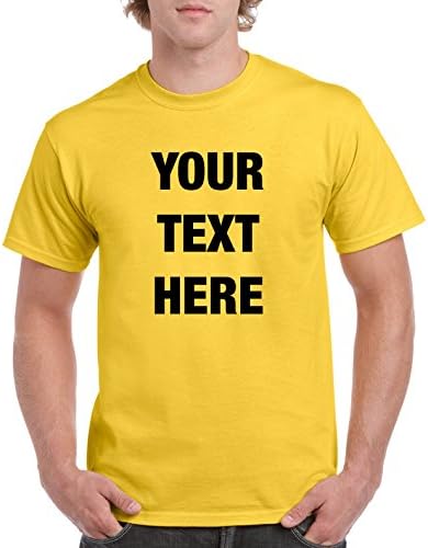 Custom Personalized Gildan t-shirt Your Text Here No Minimums