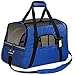 Airline Approved Pet Carrier - Soft-Sided Carriers for Small Medium Cats and Dogs Air-Plane Travel On-Board Under Seat Carrying Bag with Fleece Bolster Bed For Kitten Cat Puppy Dog Taxi