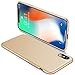 Case Compatible iPhone Xs Max Hard PC Protective Scratchproof Cover Compatible iPhone XR/Xs (Gold, iPhone Xs Max)