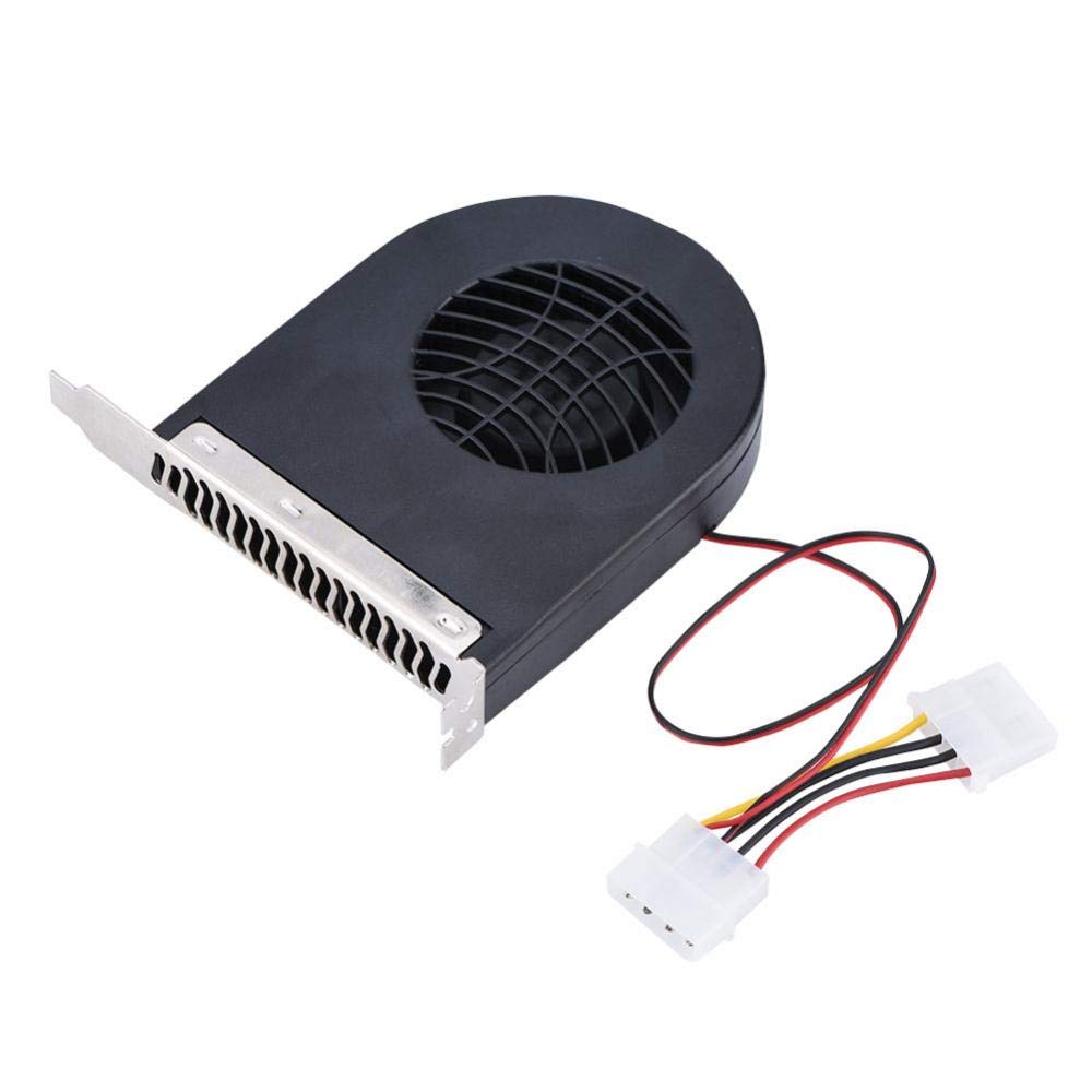 System PCI Slot Blower CPU Case DC Cooling Fan 12v 4pin Cooler For PC Laptop