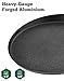 Saflon Titanium Nonstick 11 Inch Crepe Pan Forged Aluminum with PFOA Free Scratch Resistant Coating (Gray)