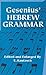 Gesenius' Hebrew Grammar (Dover Language Guides)