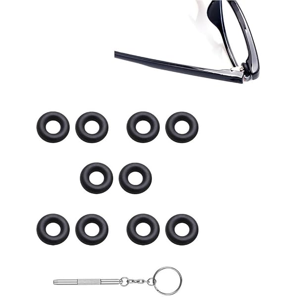 Eyeglass Repair Kit With Hinge Tighteners & Screwdriver - Glasses Frame Fix