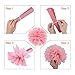 Paper Pom Poms Paper Flowers for Party Decorations Wedding Decor Purple Party Decorations and Outdoor Decoration- 15 Pcs of 8, 10, 14 Inch