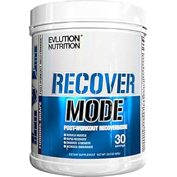 Evlution Nutrition Recover Mode Post Workout with BCAA's, Creatine, Glutamine, Beta-Alanine, L-Carnitine, Vitamins and More, 30 Servings (Furious Grape)