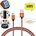 Micro USB Charger, (10ft/3M) Nylon Braided Fastest Charger Cable for Android, Samsung Galaxy Cord S7/S7 Edge, Sony and Amazon Echo Dot,Fire HD 8 Tablet and Kindle eReaders