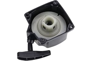 Generic Lawnmower Easy Start Recoil Starter, Premium Plastic Starter Assembly for 520 430, Reliable Replacement Pull for Brus