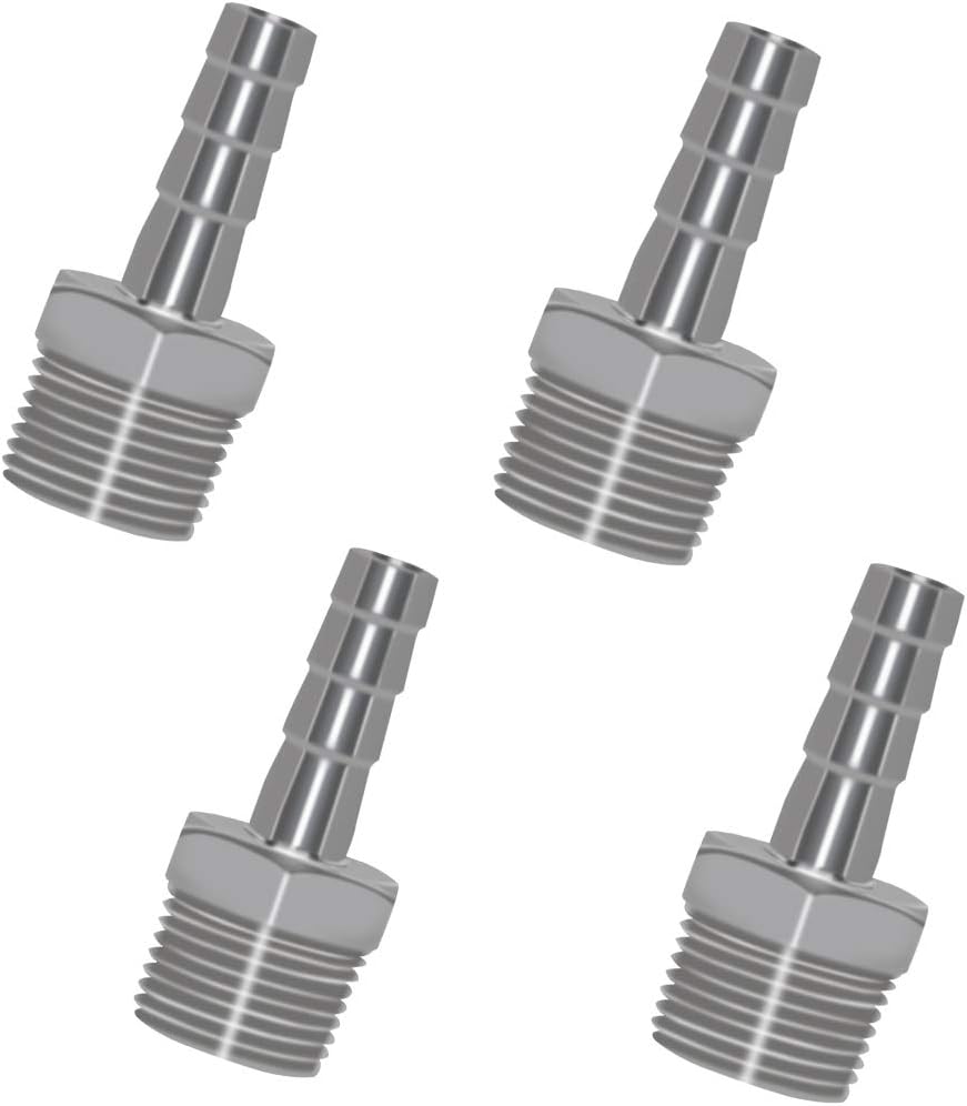 Horiznext NPT1/2 male thread to 3/8 inch hose adapter