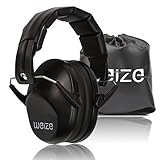 Weize Safety Earmuffs Tactical Sport Hearing Protector Folding-Padded Ear Protection for Shooting Range Worksite Gun Range Hunting Drilling