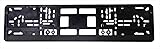 Standard Black Euro License Plate Holder