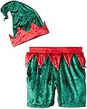 INTIMO Men's Velour Holiday Boxers with Hat