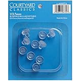 agio international co., inc sj0377a 10 Piece, Glass Top Table Bumper,