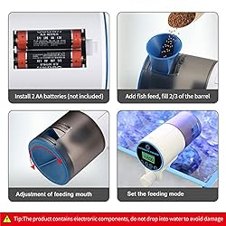 Boxtech Automatic Fish Feeder - Aquarium Tank Timer