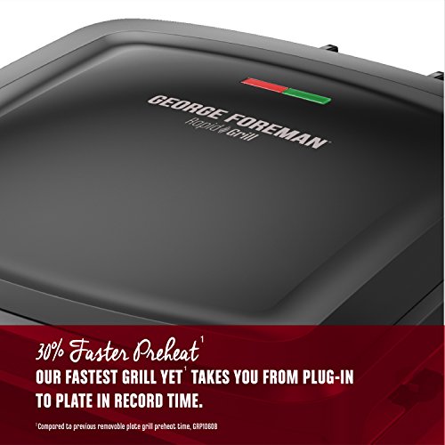 Foreman Rapid Grill Series, 4Serving Removable Plate Electric