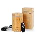 Essential Oil Diffuser, MOSPRO Real Bamboo Ultrasonic Diffuser with Wood Grain, Remote Control