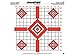 Champion Traps and Targets Redfield Style Precision Sight-In Target (10-pack)