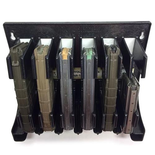 Mag Storage Solutions AR-15 5.56 .223 MagHolder Magazine Holder Storage Rack AR15 - 2 Pack