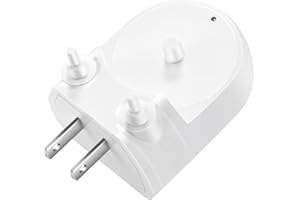 BEIBIJIA Direct Plug-in Wall Charger Base for Philips Sonicare | Fits 4100/5100/5300/6500 & HX63/65/67/68/89xx/91xx | Hygienic White | Excludes AI/9900 & DiamondClean Smart (Plug-in)