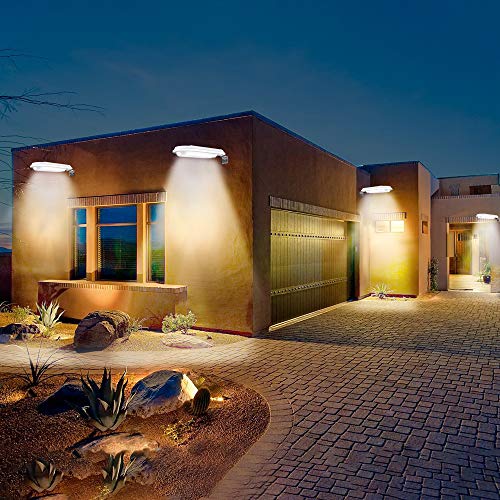 Solar Deck Lights Outdoor Waterproof 18 LED Solar Gutter Lights for Yard Walkways Stairs Patio Pathway Step Driveway (Cool White, 4 Pack) - Thumbnail 6