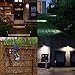 Solar Spot Lights Outdoor, 18 LED Bright Solar Powered Lights Outdoor Waterproof IP65 with 2 Modes Auto On/Off Landspace Flood Light for Flag Pole Palm Tree Sign Statue Garden Yard Patio (2 Pack)