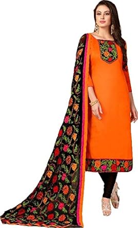 dress patch work neck designs