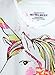 Futurino Women's Summer Colorful Bow Tie Unicorn Print Short Sleeve T-Shirt Tops