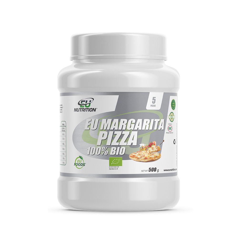 Eu Nutrition EU Margarita 100% Bio Pizza, 500 G - Multicoloured, 500 g