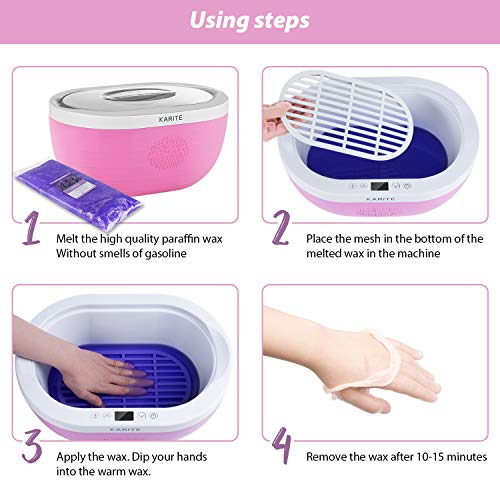 KARITE Paraffin Wax Machine for Hand and Feet, Fast Wax Meltdown