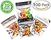 100 Smell Proof Bags - 3x4 inch Mylar Resealable Clear Ziplock Food Safe Plastic Aluminum Material (Silver) - by BEST Designs