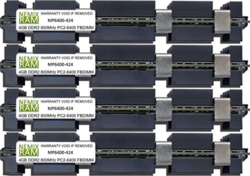 16GB (4 X 4GB) DDR2 800MHz PC2-6400 ECC FBDIMM for Apple Mac Pro Early 2008 3,1 8-Core (2 x Quad Core) Intel Xeon 3.2GHz 3.0GHz 2.8GHz MA970LL/A CTO