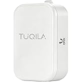 Tuqila Waterless Essential Oil Diffuser, Plug-in/Batteries 2000Sq Ft -White | Waterelss Aroma Diffuser Machine, APP Control Cold Air Smart Scent Diffision for Home, Hotel, Office