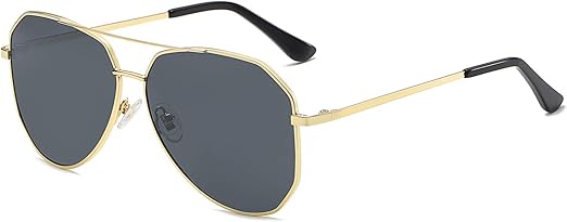 oversized polarized aviator sunglasses