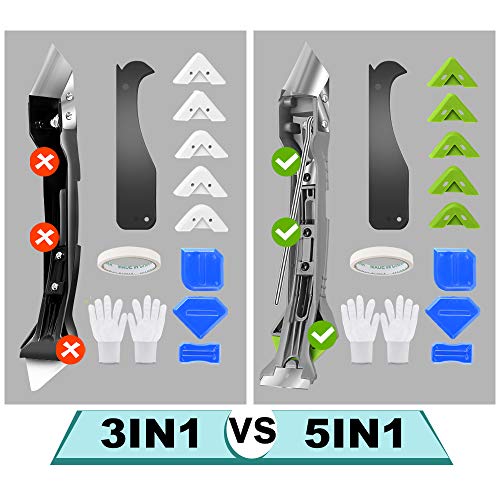 Grout Removal tool for Tile,Caulk Tools to clean Joint of Window， tile grout tools With 5 Functions, To finishing Kitchen Bathroom and Sink
