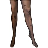 MARILYN Fashion European Pantyhose Bling Gold Silver Shimmer Black