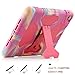 Kids Case for iPad 9.7 2018/2017, iPad Air 2, iPad Pro 9.7 Case Full Body Protective Silicone Cover Adjustable Kickstand for Apple iPad 9.7 5th / 6th Generation (Camo/Pink)