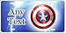 ATD Design LLC Novelty License Plate Captain America Shield Personalized Novelty License Plate Custom Decorative Front Plate Customized Vanity Car Tag