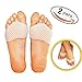 [Improved] Breathable Metatarsal Foot Pads-Ball of Foot Cushions, Forefoot Blister Prevention, Callus Prevention, Foot Support and Foot Pain Relief, 4 Pieces Pedi Soother Solutions Ventilated Gel Pads
