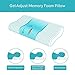 Milemont Memory Foam Pillow, Bed Pillow for Sleeping, Adjustable Contour Pillow for Neck Pain, Neck Support for Back, Stomach, Side Sleepers, Orthopedic Cervical Pillow, CertiPUR-US