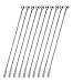 10 Pack Stainless Steel Coffee Beverage Stirrers Stir Cocktail Drink Swizzle Stick with Small Rectangular Paddles