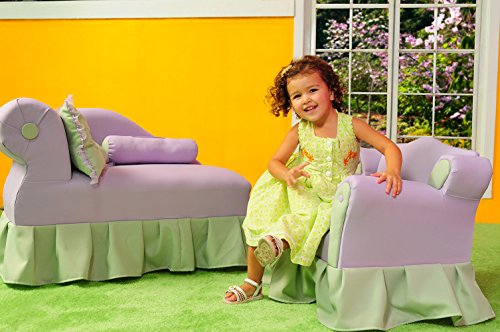 KEET Princess Kid's Chair, Lavender/Green - Thumbnail 2