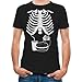 Skeleton Shirt Mens Rib Cage Costume Adult Funny Halloween Shirts for Men Large Black