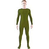 Ensnovo Adult Spandex One Piece Unitard Full Body Suit Costume