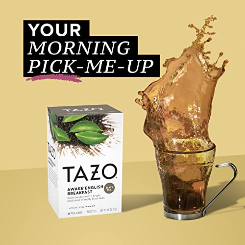Tazo Awake English Breakfast Tea Bags For a Bold Traditional Breakfast
