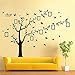 zhiyu&art decor Large Family Tree Wall Decal Decor Removable Photo Frame Tree Wall Decor Picture Frames Tree Wall Stickers for Living Room Wall Decor