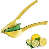 Zulay Premium Quality Metal Lemon Lime Squeezer - Manual Citrus Juice Press