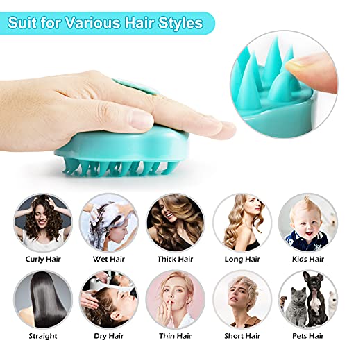 Scalp Massager Shampoo Brush, Wet and Dry Hair Stress Relax Scalp